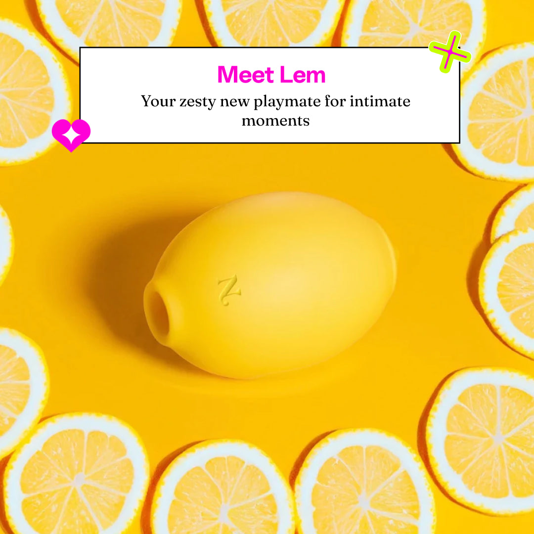 Meet Lem hero on lemon-slice backdrop